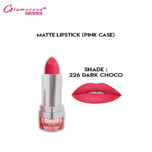 Glamorous Face Matte Lipstick Vitamin E & Aloe Vera Extracts (shade 226) (Dark Choco)