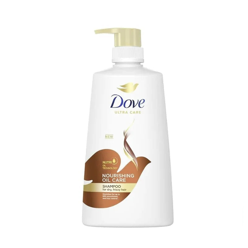 Dove Ultra Care Nourishing Oil Care Shampoo for Dry & Frizzy Hair 650ml - Deep Nourishment Hair Care Shampoo for Smooth Soft 