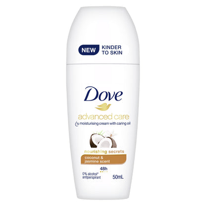 Dove Advanced Care Anti perspirant Coconut & Jasmine Roll On 50ml