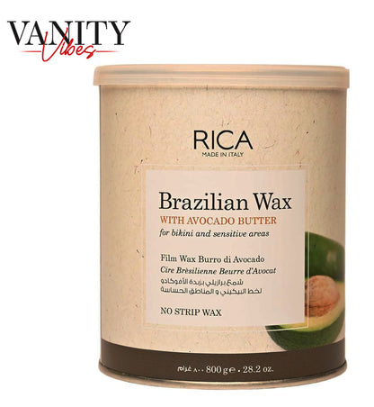 Rica Avocado Butter Brazilian Wax 800GM – For Bikini & Sensitive Areas | Original