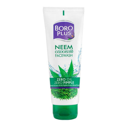 Emami BoroPlus Neem Face Wash 100ml – Natural Herbal Deep Cleansing Face Wash for Oil Control, Acne Care & Fresh Clear Skin f