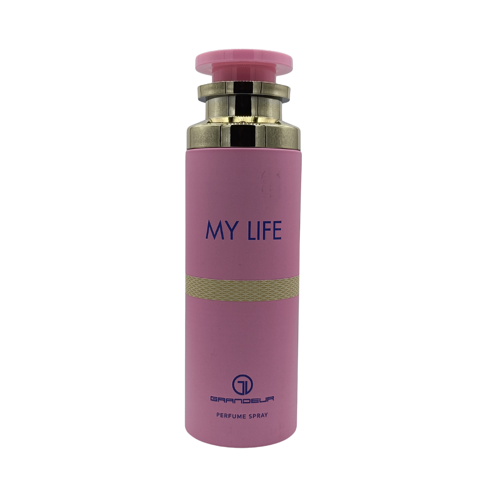 My Life Grandeur Perfume Spray 200ml – Long Lasting Luxury Fragrance Body Mist for Men & Women, Fresh & Elegant Daily Scent