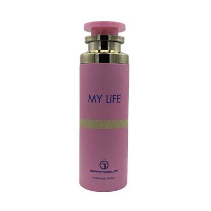 My Life Grandeur Perfume Spray 200ml – Long Lasting Luxury Fragrance Body Mist for Men & Women, Fresh & Elegant Daily Scent