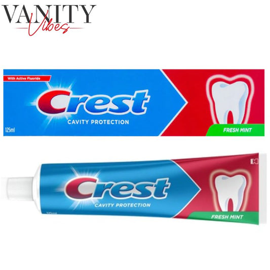 Crest Fresh Mint Toothpaste 125ml Strong Cavity Protection & Fresh Breath