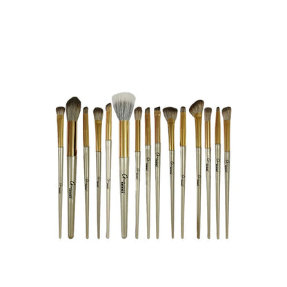 Glamorous Face 15-Piece Eye & Face Makeup Brush Set  Professional Brushes for Flawless Application
