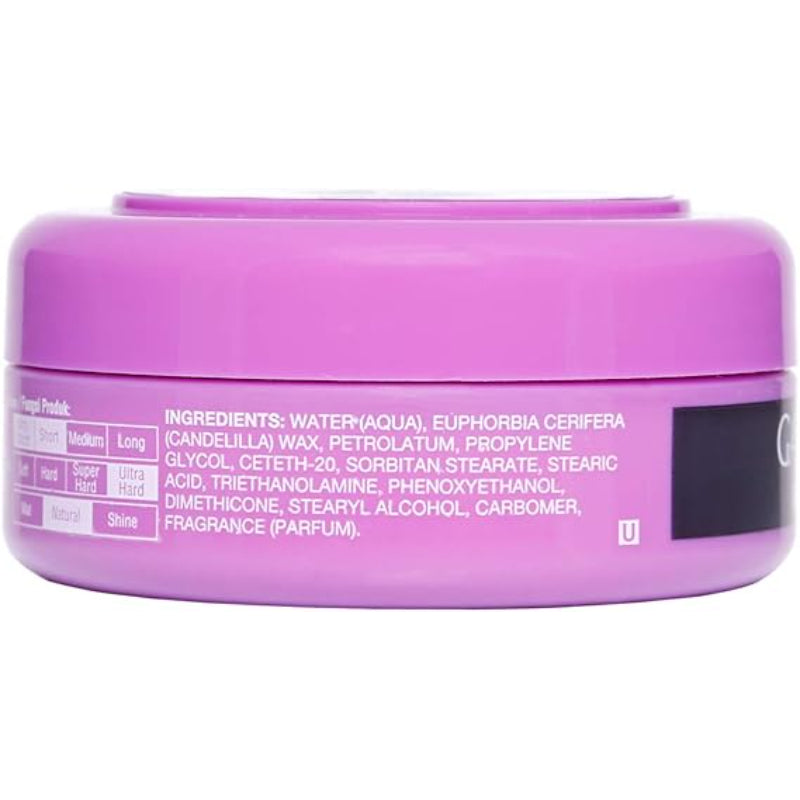 Gatsby Mohawk Firmed Ultimate & Shaggy Hair Styling Wax 75g - Extra Strong Hold Wax for Bold Mohawk Styles, Textured Finish &