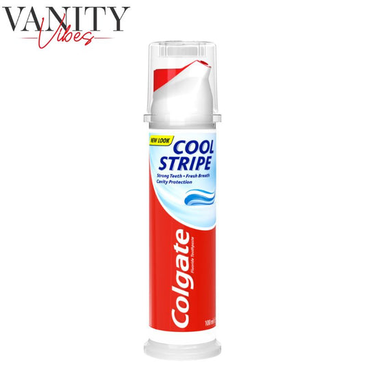 Colgate Cool Stripe Toothpaste Pump 100ml Refreshing Mint & Cavity Protection
