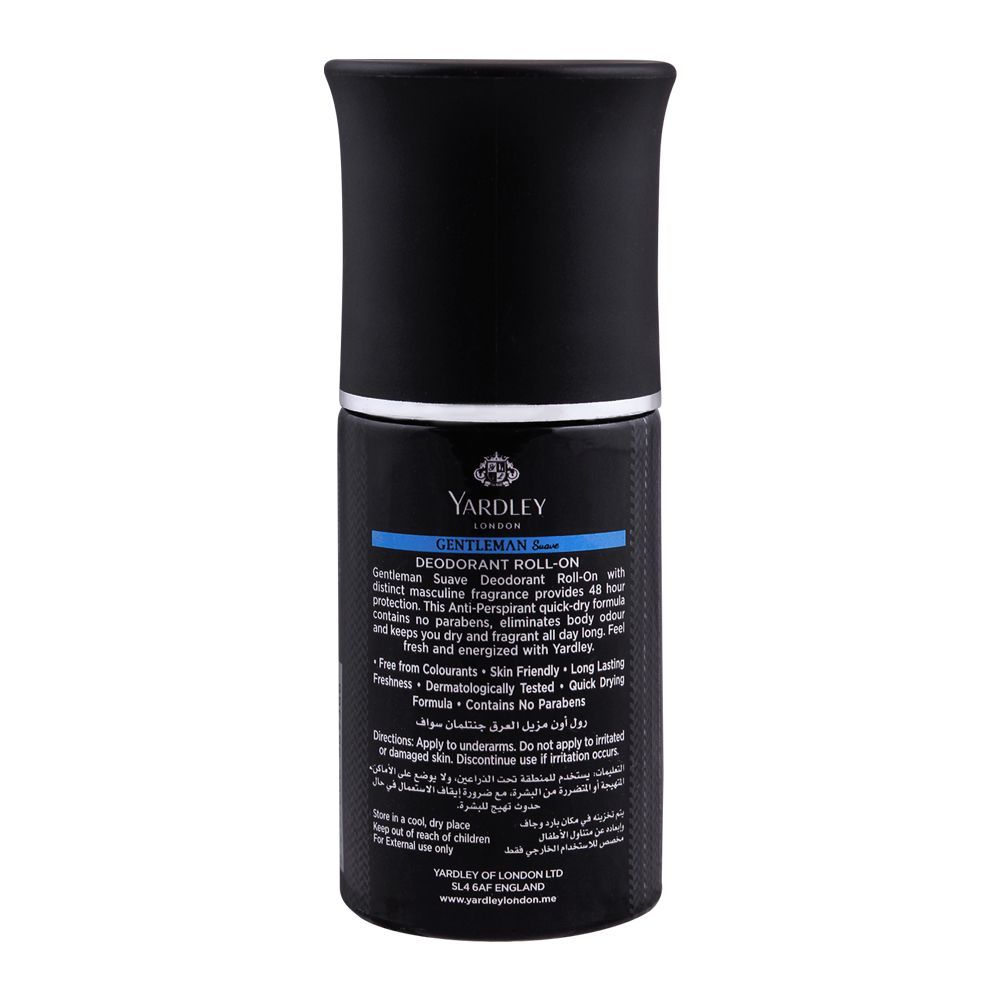 Yardley Gentleman Suave Roll On for Men 50ml