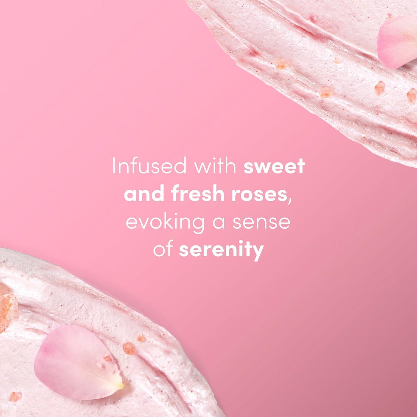 Dove Exfoliating Body Scrub Himalayan Salt & Rose Oil 425g - Gommage Corps Body Polish for Smooth & Soft Skin