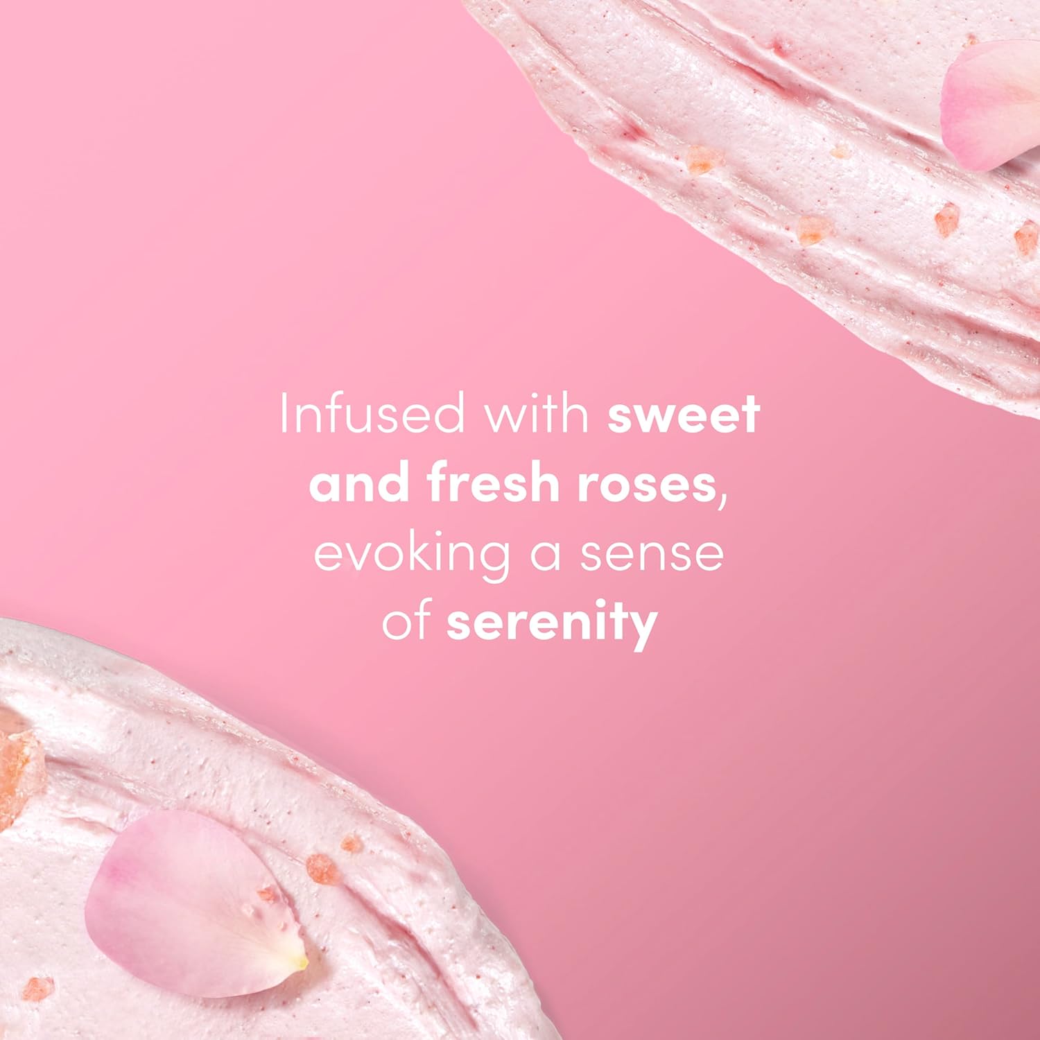 Dove Exfoliating Body Scrub Himalayan Salt & Rose Oil 425g - Gommage Corps Body Polish for Smooth & Soft Skin