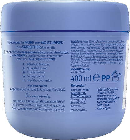 Nivea Irresistibly Smooth Body Cream 400ml
