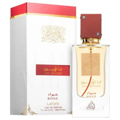 Lattafa Ana Abiyedh Rouge Eau De Parfum 60ml – Long Lasting Elegant Unisex Fragrance for Men & Women