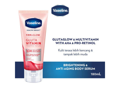 Vaseline Healthy Bright Firm+Glow Gluta Vitamin Youthful Serum 180ml