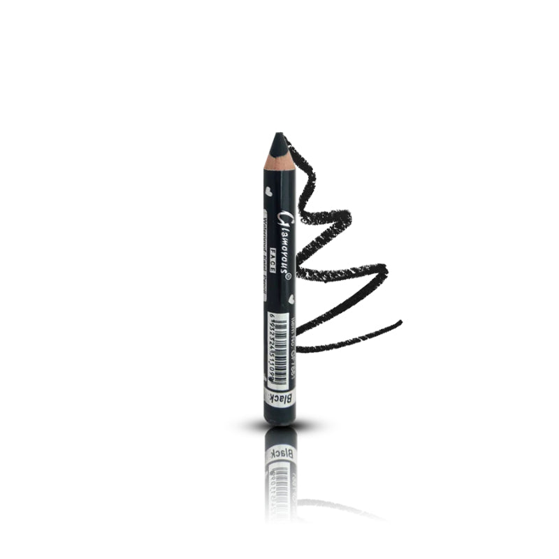 Glamorous Face Black Kajal Pencil Jumbo Eye Makeup Long-lasting Smudge-proof Waterproof Cosmetics for Women