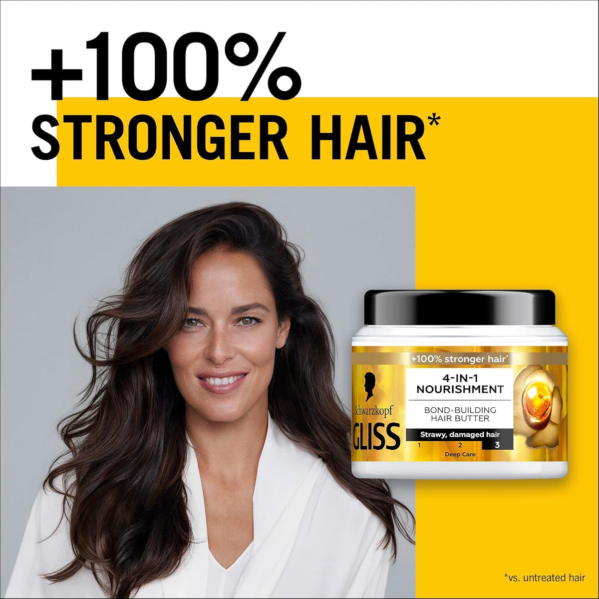 Schwarzkopf Gliss 4-in-1 Nourishment Bond-Building Hair Butter 400ml