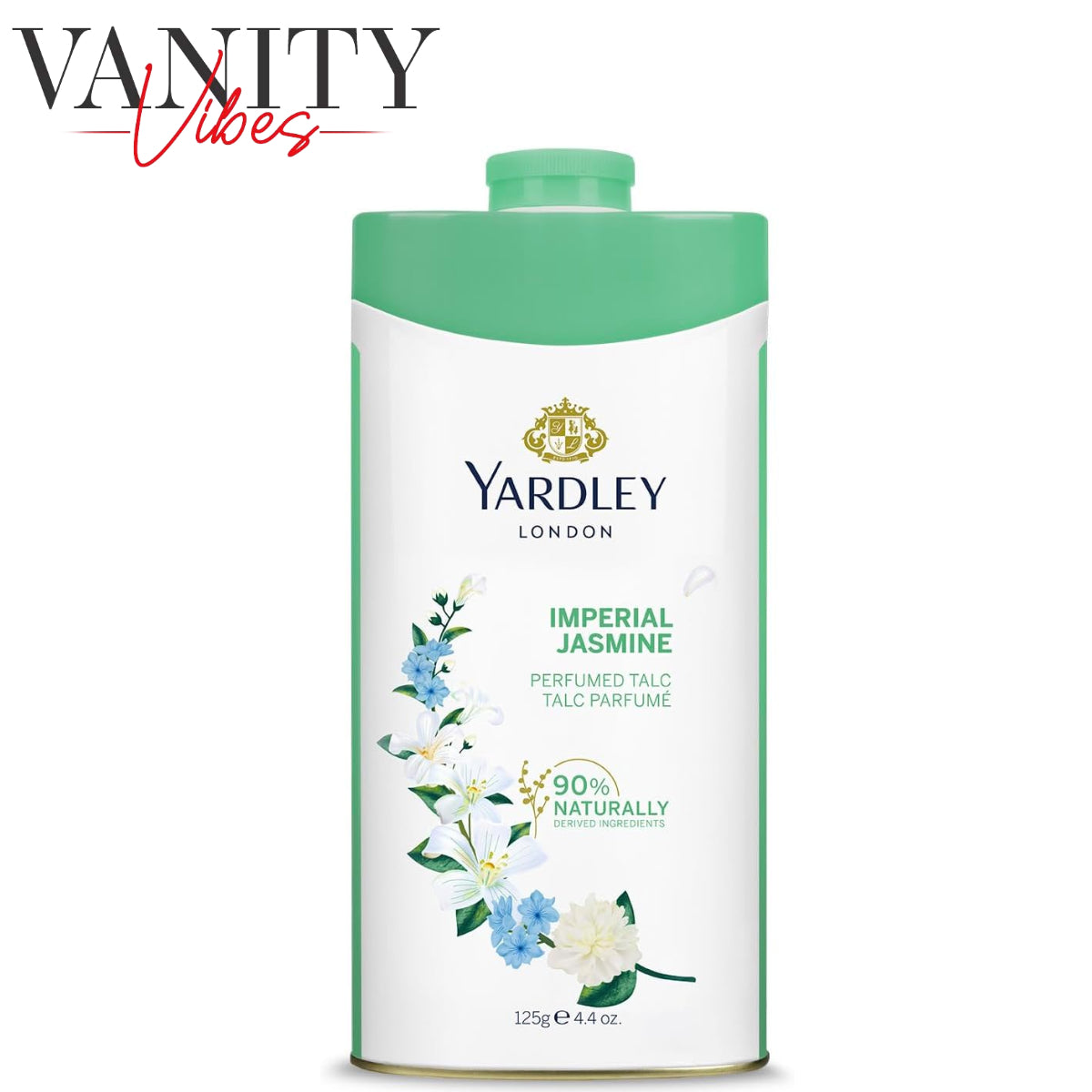 Yardley London Imperial Jasmine Perfumed Talcum Powder 125g