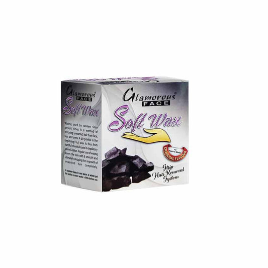 Glamorous Face Soft Wax 125 gm (Charcoal)