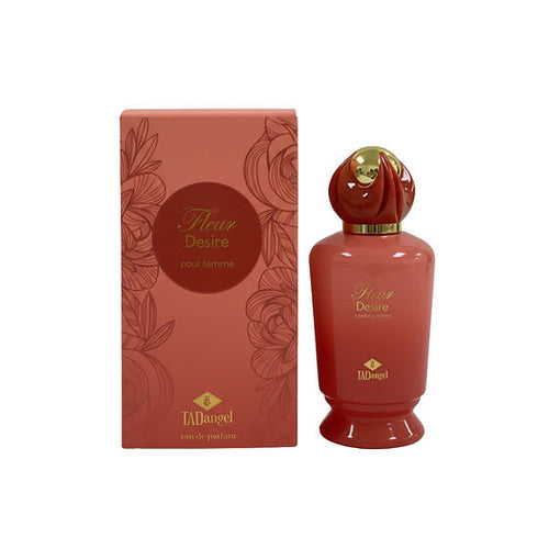 Fleur Desire Pour Femme By Tad Angel EDP 100ml For Women – Long Lasting Floral Perfume, Luxury Fragrance Spray, Feminine Roma