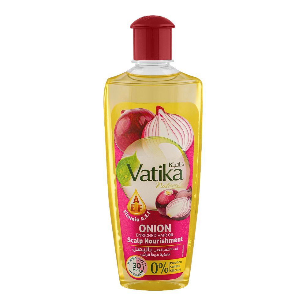 Vatika Naturals Onion Enriched Hair Oil Scalp Nourishment 200ml
