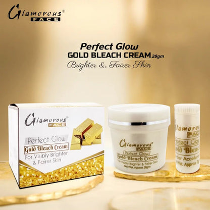 Glamorous Face Perfect Glow Gold Bleach Cream (Large)