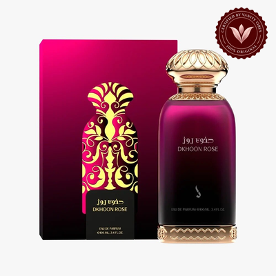 Emirates Dkhoon Rose EDP 100ml bottle and box