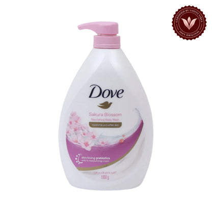 Dove Sakura Blossom Body Wash 1000 G — front view, white background