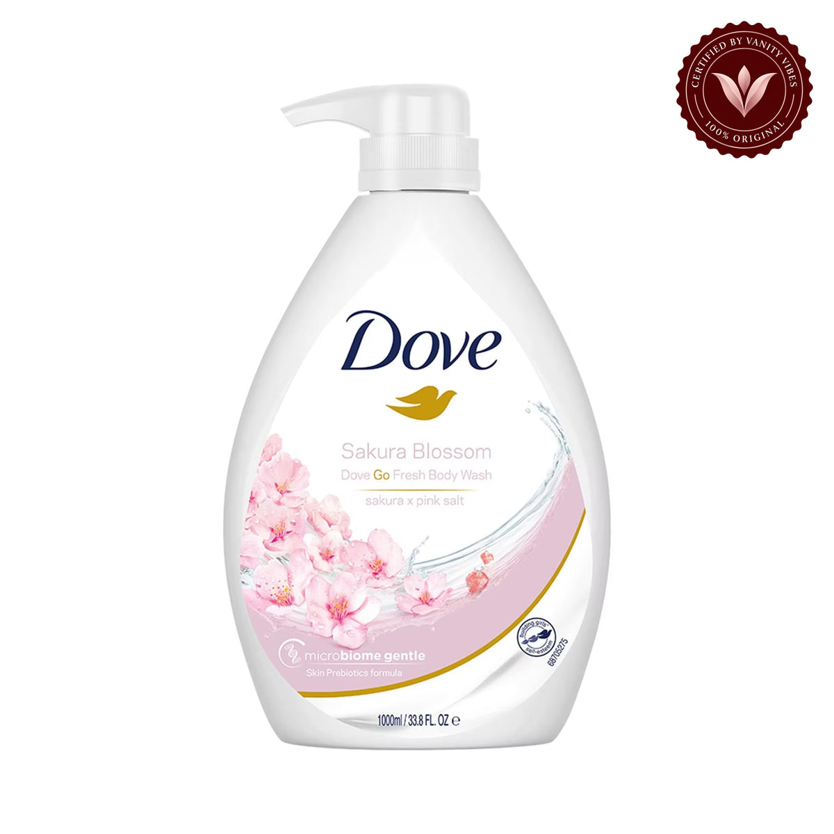 Dove Sakura Blossom Body Wash 1000 G — alternate view, white background