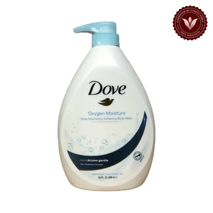 Dove Oxygen Moisture Nourishing Body Wash 1000g — front view, white background