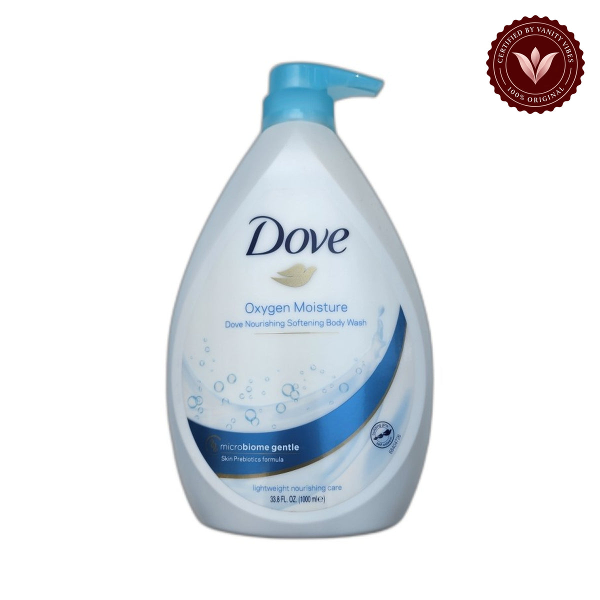 Dove Oxygen Moisture Nourishing Body Wash 1000g — alternate view, white background