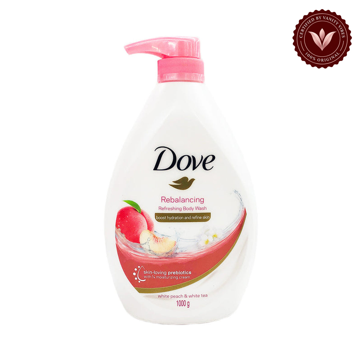 Dove Rebalancing Refreshing Body Wash 1000g — alternate view, white background