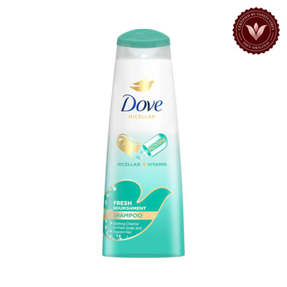Dove Nutritive Solutions 48hr Freshness Fresh Nourishment Shampoo 340ml — alternate view, white background