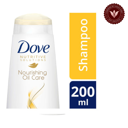 Dove Nourishing Oil Care Shampoo 200ml Hair Care Product — alternate view, white background