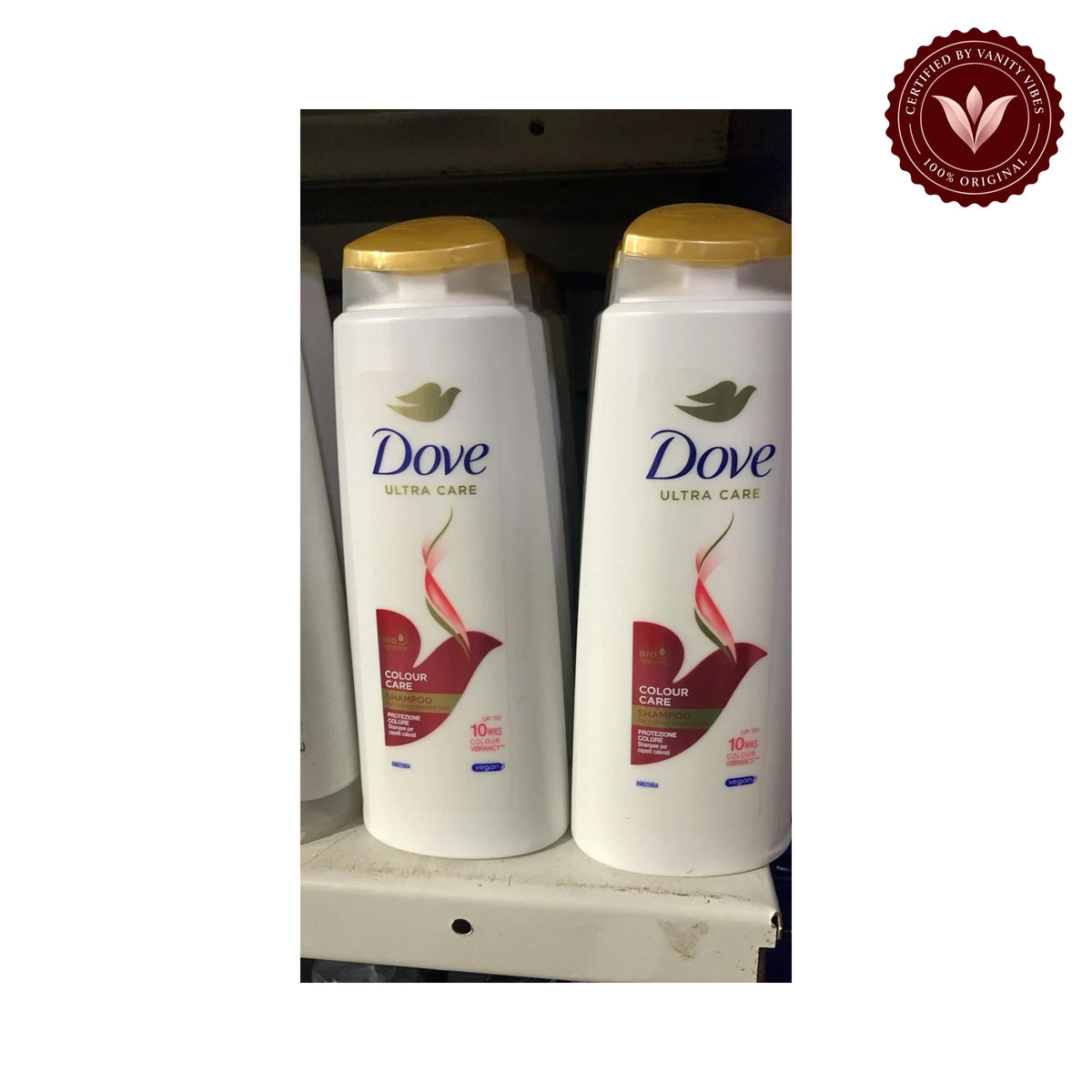 Dove Ultra Care Color Care Shampoo 400ml - Protects Hair Color & Nourishes for Long-Lasting Shine — alternate view, white background