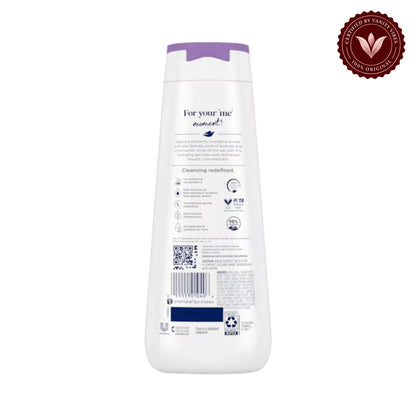 Dove Relax Body Wash With Calming Lavender 20 Fl Oz -591ml — front view, white background