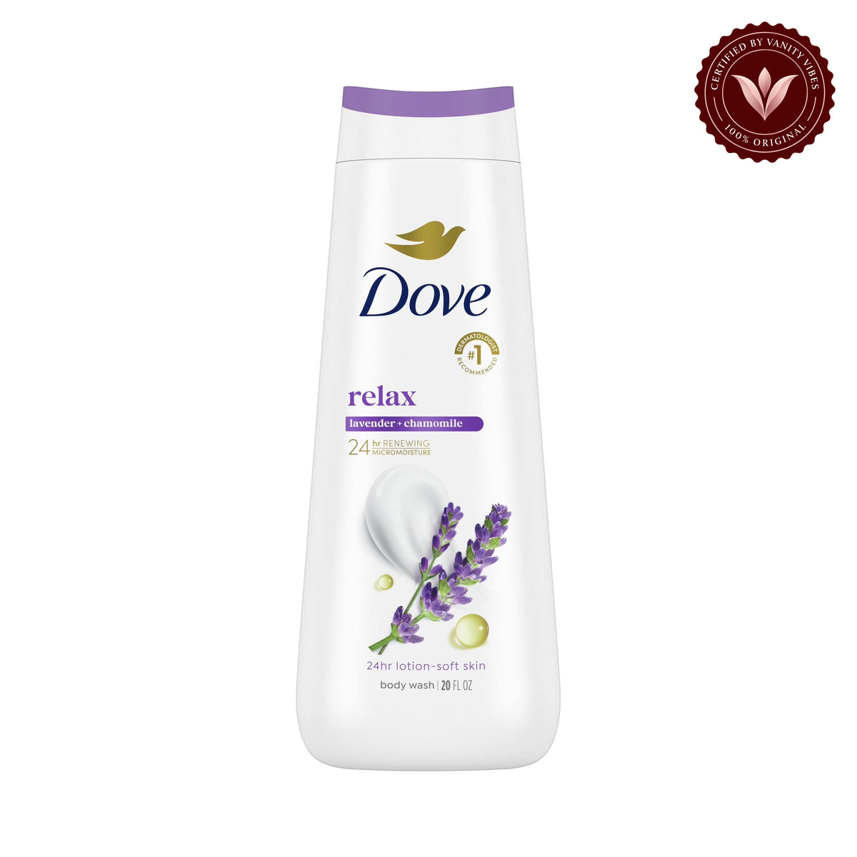 Dove Relax Body Wash With Calming Lavender 20 Fl Oz -591ml — alternate product image