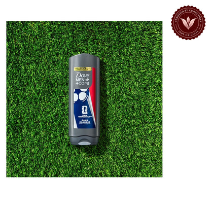 Dove Men+Care Limited Edition FIFA Body Wash for Men Game Changer For Hydrated & Repaired Skin, 13 fl oz 400 ml — alternate view, white background