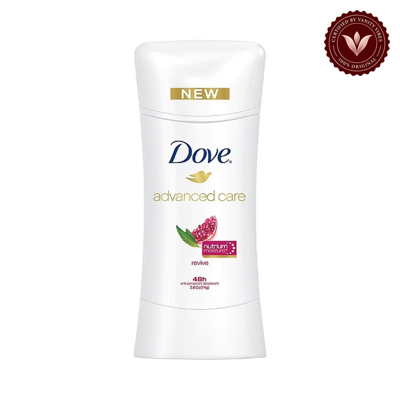 Dove Advanced Care Revive Antiperspirant stick Deodorant 2.6Oz-(74g) — alternate view, white background