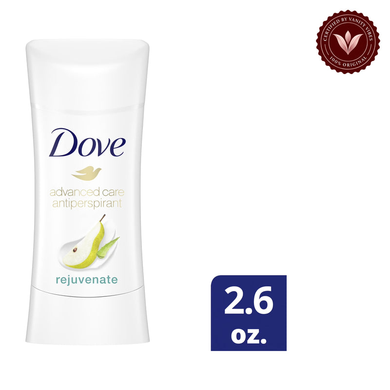 Dove Advanced Care Rejuvenate Antiperspirant Stick Deodorant 2.6Oz-(74g) — front view, white background