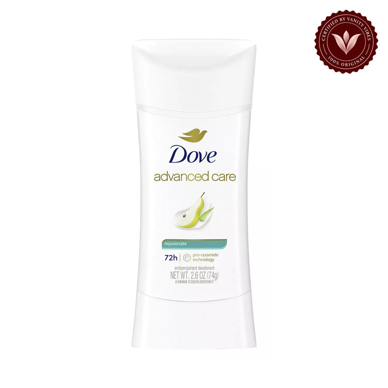 Dove Advanced Care Rejuvenate Antiperspirant Stick Deodorant 2.6Oz-(74g) — alternate view, white background
