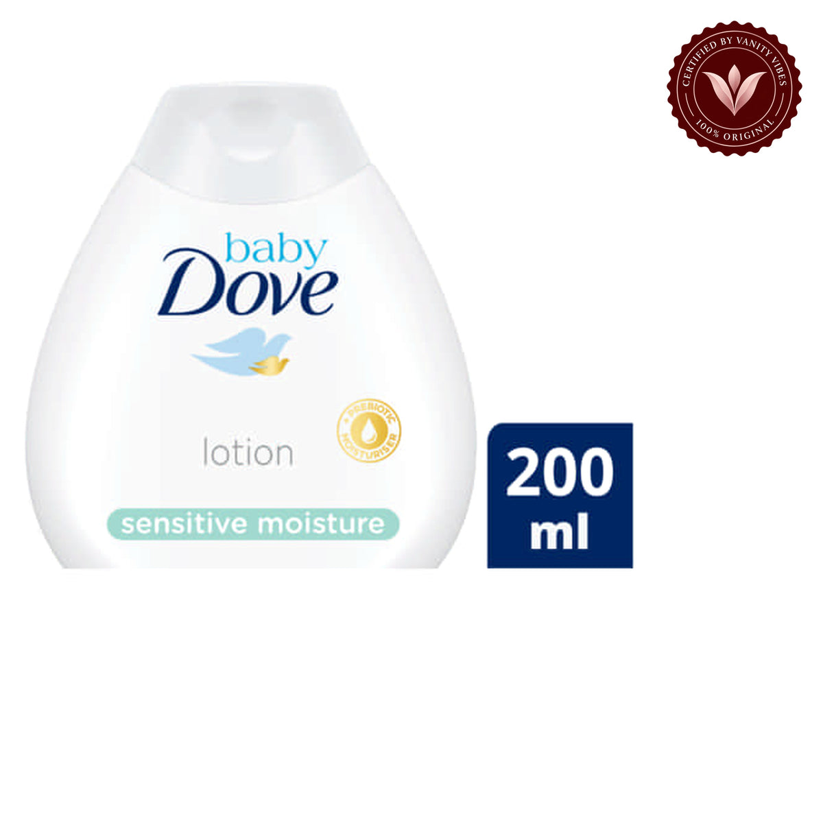 Dove Nourishing Baby Dove Lotion Sensitive Moisture 200-ml — front view, white background