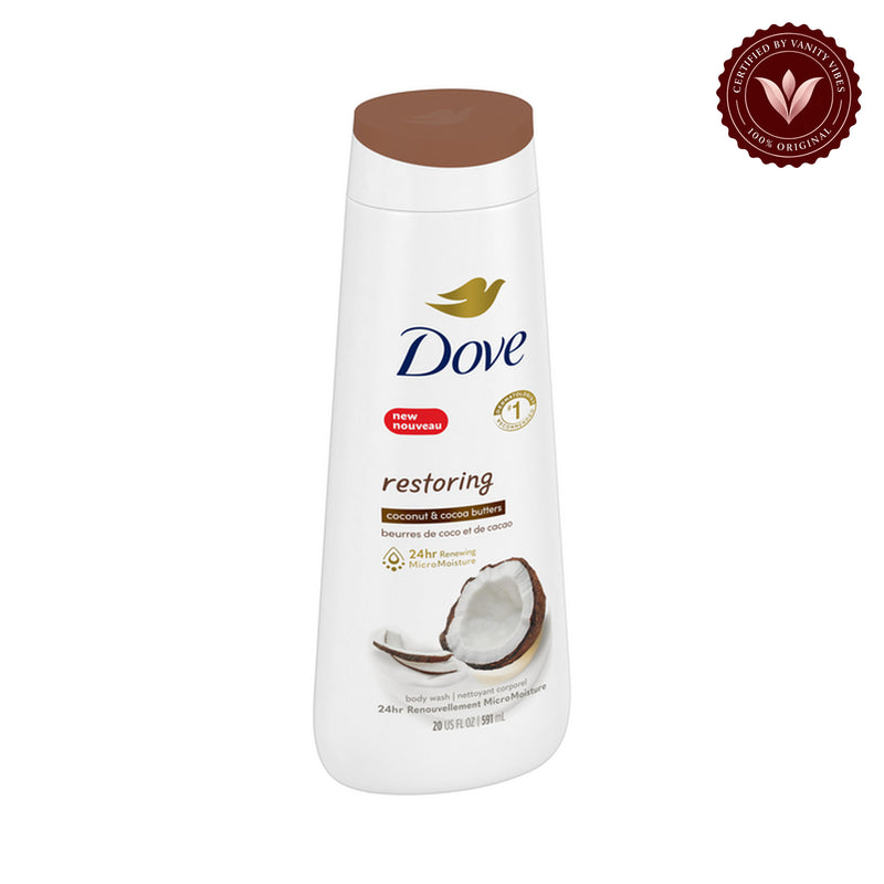 Dove - Restoring Coconut & Cocoa Butter Body Wash 20 fl oz -591ml — alternate product image