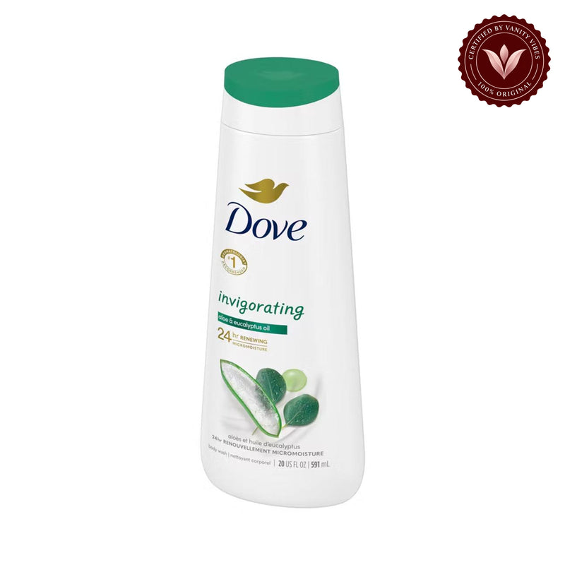 Dove - Invigorating Aloe & Eucalyptus Oil Body Wash 20 fl oz-591ml — alternate product image
