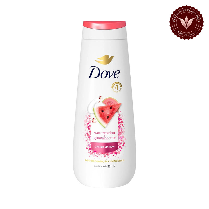 Dove Watermelon & Guava Nectar Body Wash 20 fl oz-591ml — alternate view, white background