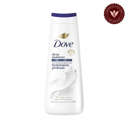 Dove Deep Moisture Body Wash 20 Fl Oz -591ml — alternate view, white background