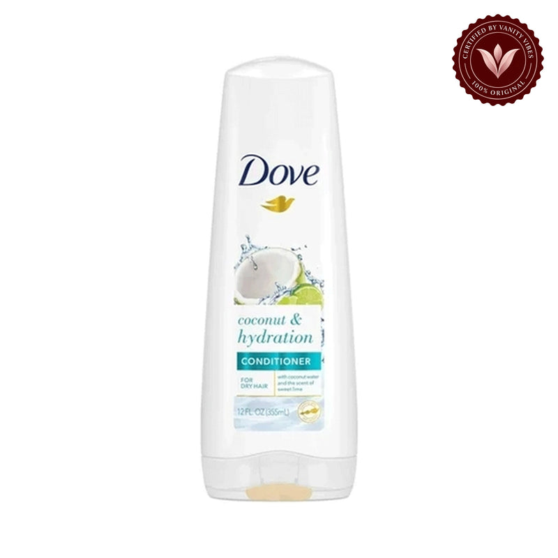 Dove Coconut & Hydration Conditioner - 355ml — alternate view, white background