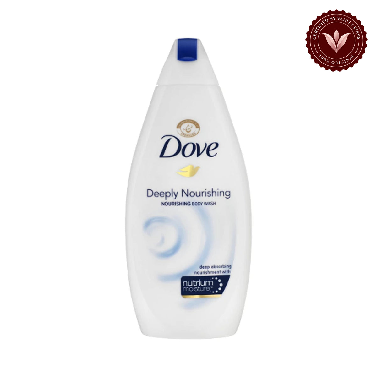 Dove Deeply Nourish Nutrium Body Wash 500ml — alternate view, white background