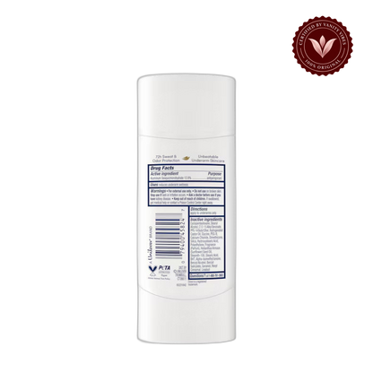 Dove Advanced Care Apple & White Tea Antiperspirant Stick Deodorants 2.6Oz-(74g) — front view, transparent background