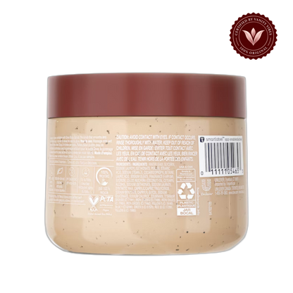 Dove Exfoliating Body Scrub Brown Sugar & Coconut Butter 425g - Gommage Corps Body Polish for Smooth & Soft Skin — front view, transparent background