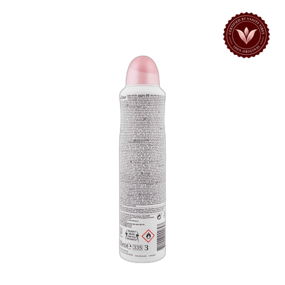 Dove Invisible Care Anti-Perspirant Deodorant Spray Floral Touch 250 ml Long-Lasting Freshness & Invisible Protection — front view, transparent background