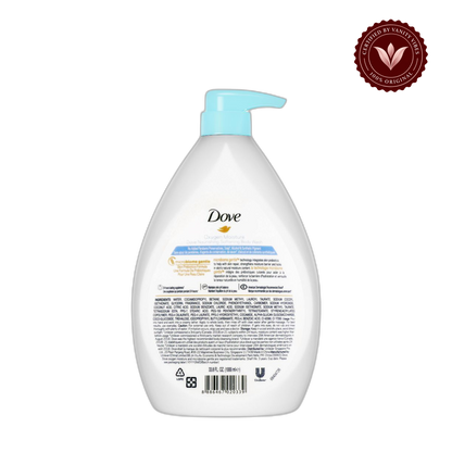 Dove Oxygen Moisture Nourishing Body Wash 1000g — front view, transparent background